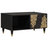 vidaXL Salontafel Honing bruin 80 x 50 x 40 cm Massief Mango Hout