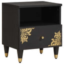 vidaXL Bedside cabinet Honey brown 40 x 33 x 46 cm Solid Mango Wood