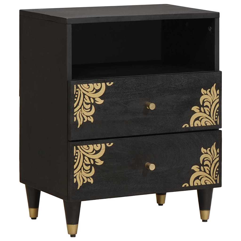 vidaXL Nightstand Honey Brown 50 x 33 x 62 cm Solid Mango Wood