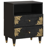 vidaXL Nightstand Honey Brown 50 x 33 x 62 cm Solid Mango Wood