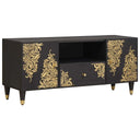 vidaXL TV Kast Honing bruin 105 x 33 x 46 cm Massief Mango Hout