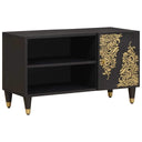 vidaXL TV Cabinet Honey Brown 80 x 33 x 46 cm Solid Mango Wood