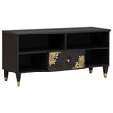 vidaXL TV Cabinet Honey Brown 100 x 33 x 46 cm Solid Mango Wood
