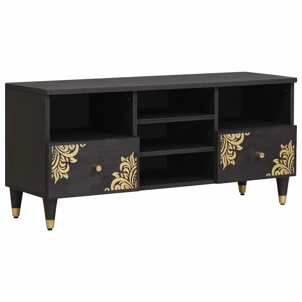 vidaXL TV Kast Honing bruin 100 x 33 x 46 cm Massief Mango Hout
