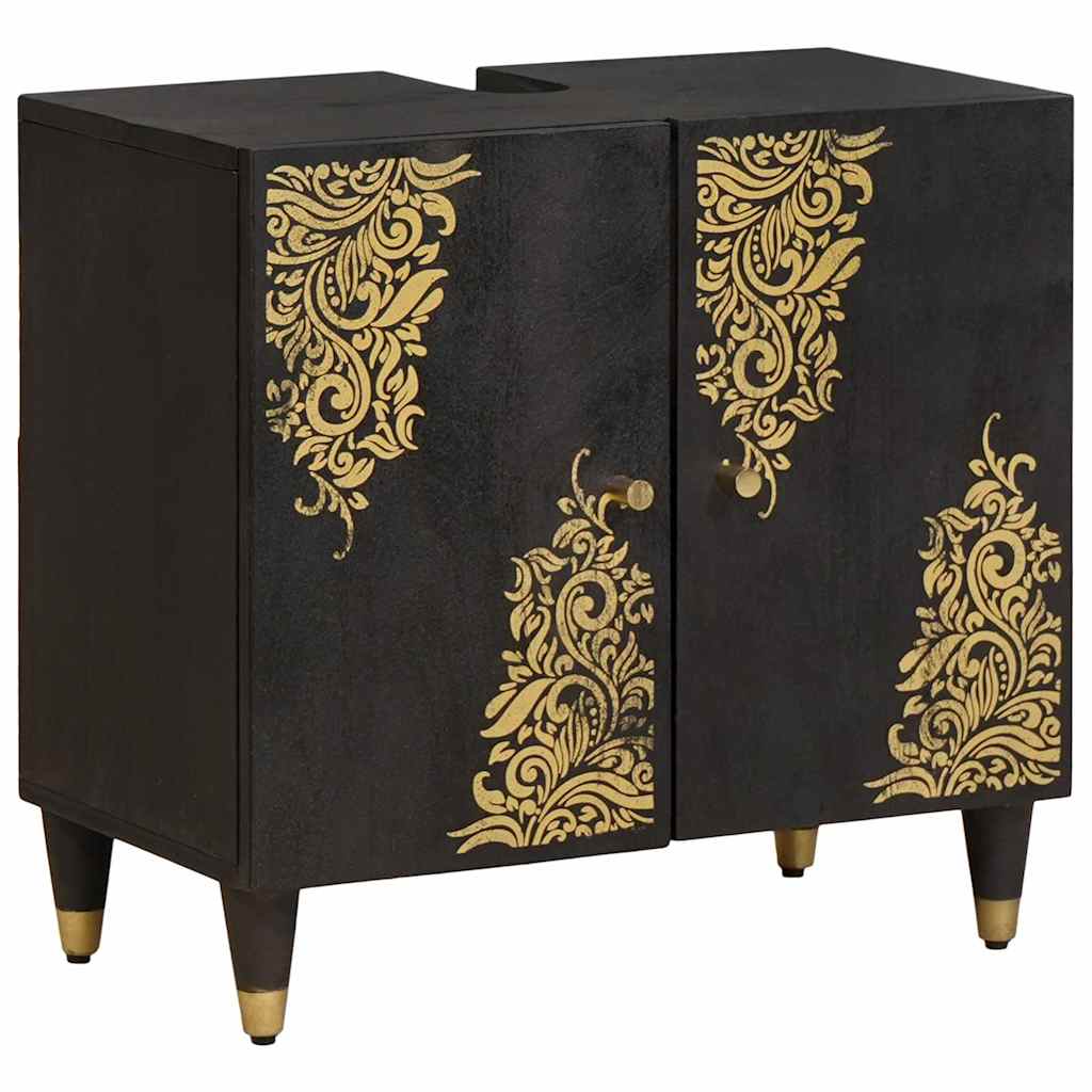 vidaXL Bathroom Vanity Unit Honey Brown 62 x 33 x 58 cm Solid Mango Wood