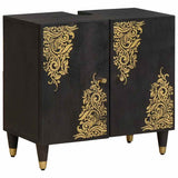 vidaXL Bathroom Vanity Unit Honey Brown 62 x 33 x 58 cm Solid Mango Wood