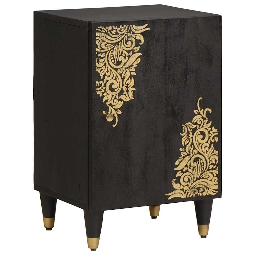 vidaXL Badkamerkast Grijs 38 x 33 x 58 cm Massief Mango Hout