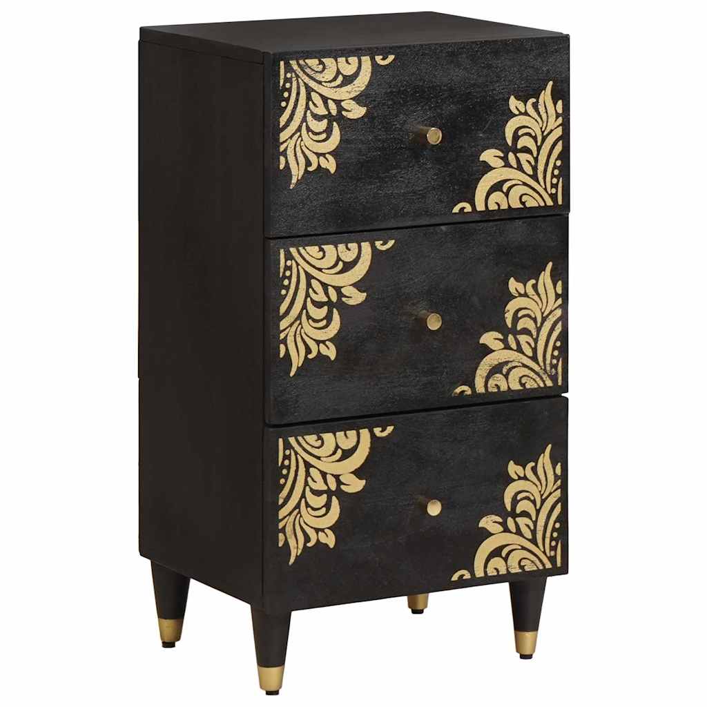 vidaXL Dressoir met lade Bruin 40 x 33 x 75 cm Massief Mango Hout