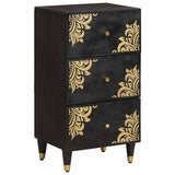 vidaXL Dressoir met lade Bruin 40 x 33 x 75 cm Massief Mango Hout