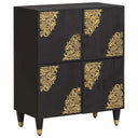 vidaXL Sideboard with Shelf Brown 60 x 33 x 75 cm Solid Mango Wood