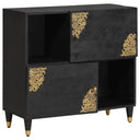 vidaXL Sideboard with Shelf Brown 80 x 33 x 75 cm Solid Mango Wood