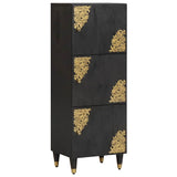 vidaXL Highboard met plank Bruin 40 x 33 x 110 cm Massief Mango Hout
