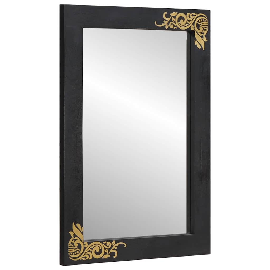 vidaXL Bathroom Mirror with Mirror Honey Brown 70 x 50 x 2.5 cm