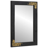 vidaXL Bathroom Mirror with Mirror Honey Brown 70 x 50 x 2.5 cm
