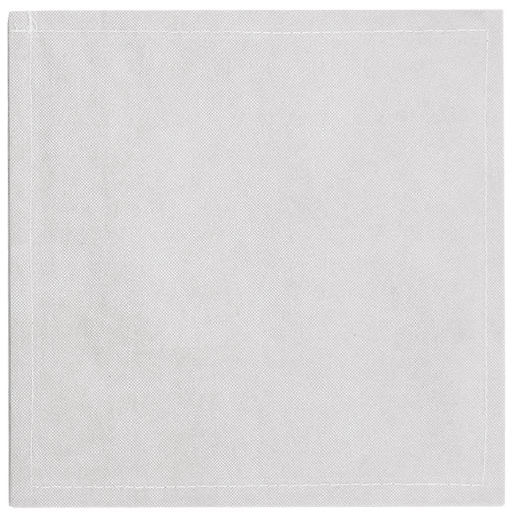 vidaXL Opbergboxen 4 st inklapbaar 32x32x32 cm ongeweven stof crème