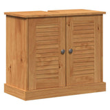 vidaXL Wastafelkast VIGO Bruin en Honingbruin 68 x 34 x 59 cm