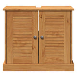 vidaXL Wastafelkast VIGO Bruin en Honingbruin 68 x 34 x 59 cm