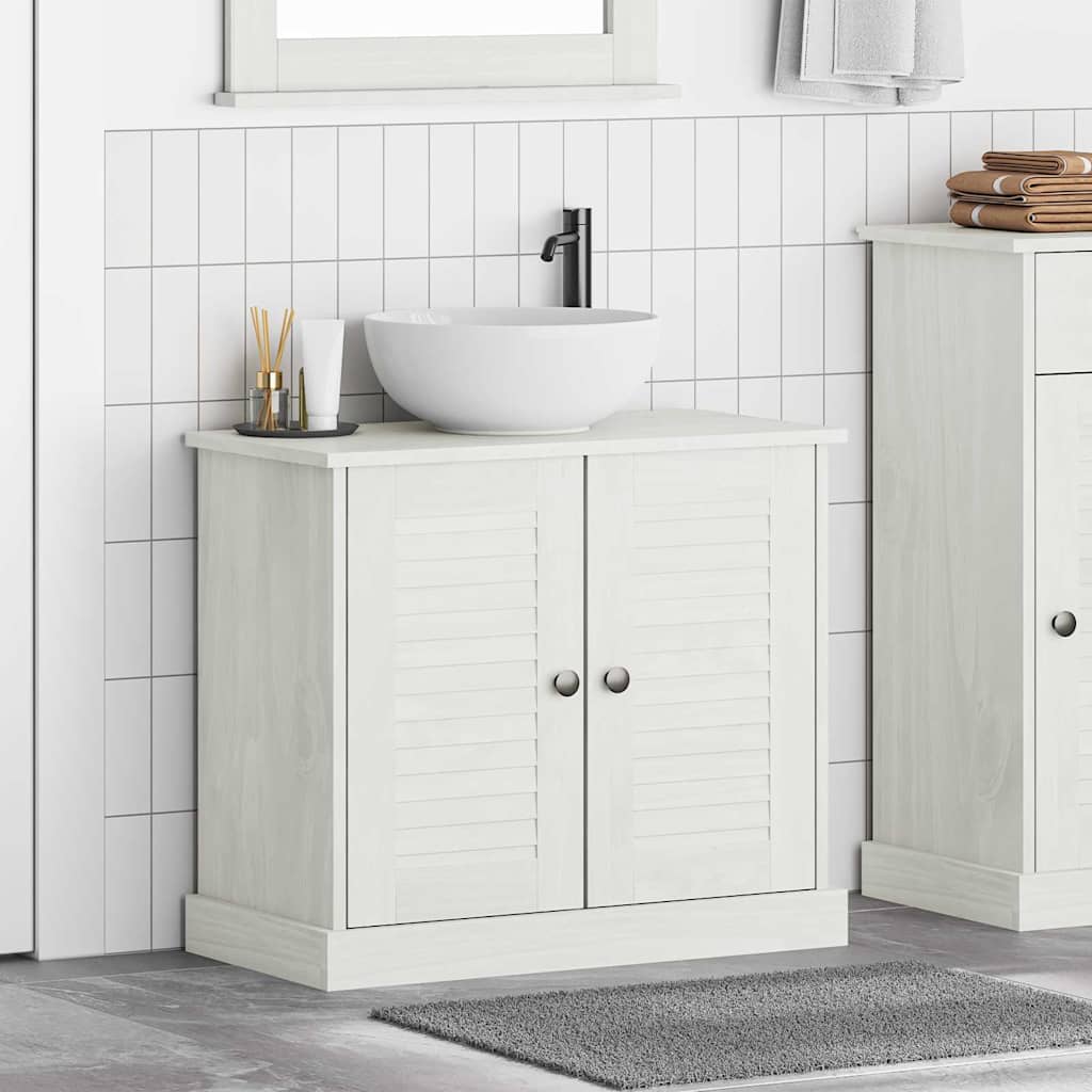 vidaXL Wastafelkast VIGO Bruin en Honingbruin 68 x 34 x 59 cm
