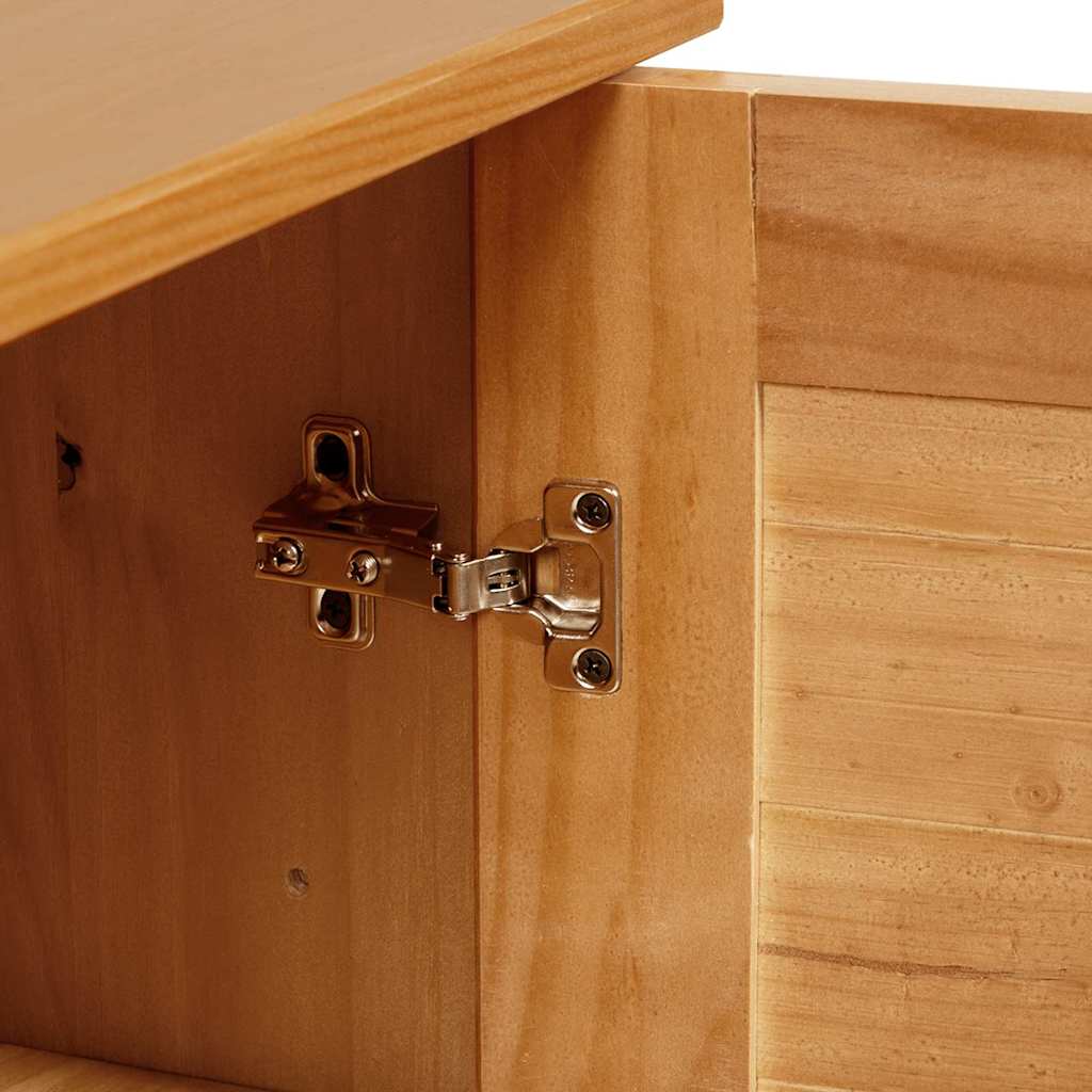 vidaXL Bathroom Cabinet VIGO Brown and Honey Brown 68 x 34 x 80 cm