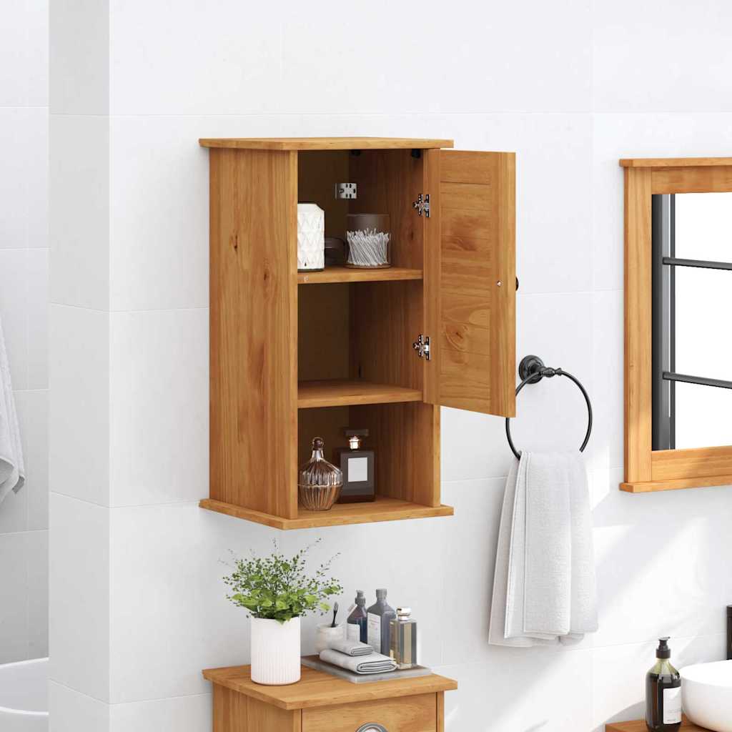 vidaXL Badkamerkast VIGO Bruin en Honingbruin 37 x 34 x 71,5 cm