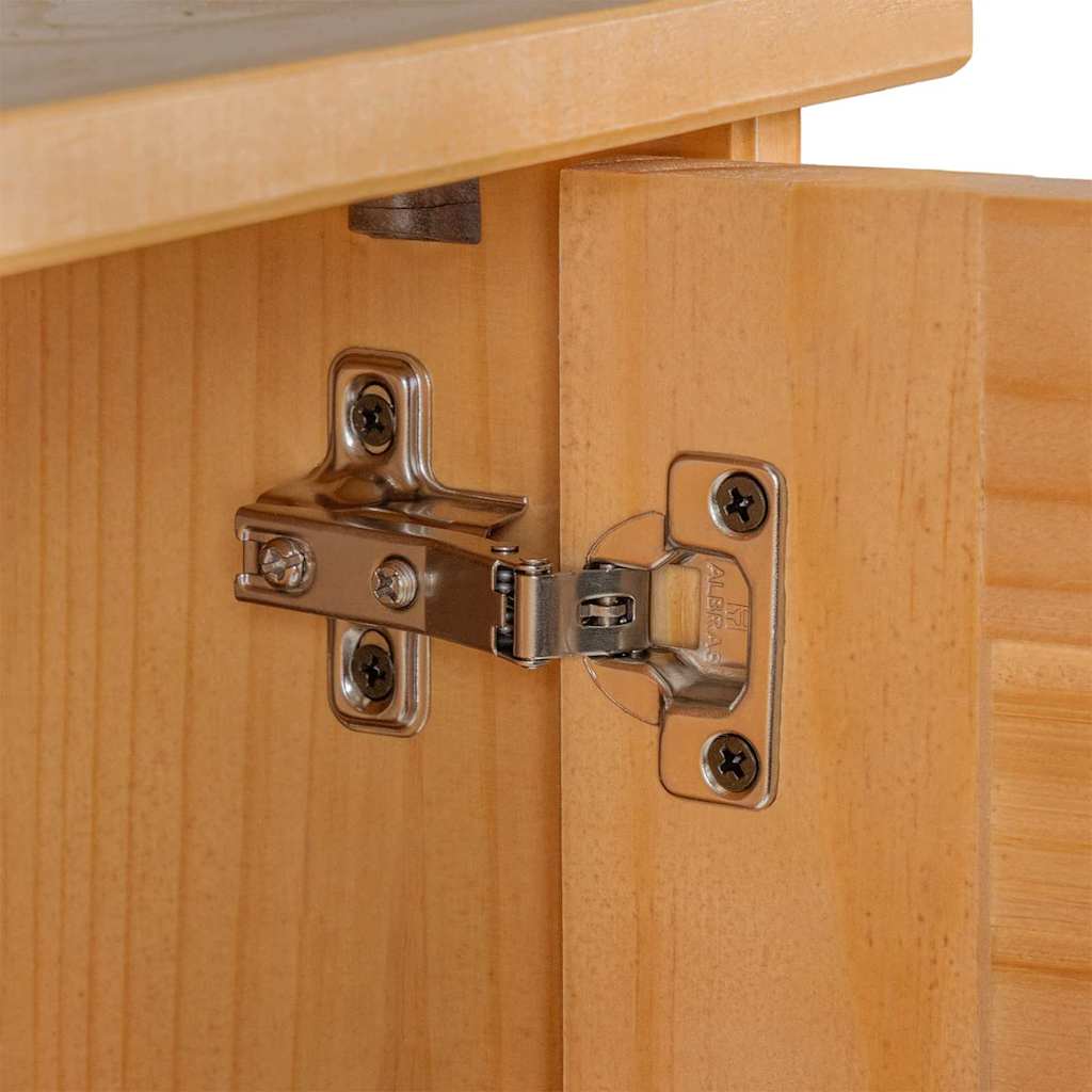 vidaXL Badkamerkast VIGO Bruin en Honingbruin 37 x 34 x 71,5 cm