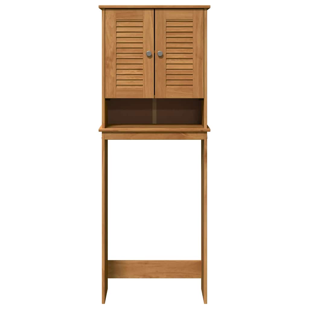 vidaXL Toiletkast met plank VIGO Bruin en Honingbruin 60 x 27 x 161 cm