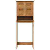 vidaXL Toiletkast met plank VIGO Bruin en Honingbruin 60 x 27 x 161 cm