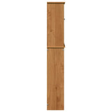 vidaXL Toiletkast met plank VIGO Bruin en Honingbruin 60 x 27 x 161 cm