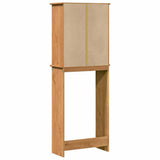 vidaXL Toiletkast met plank VIGO Bruin en Honingbruin 60 x 27 x 161 cm