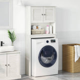 vidaXL Washing Machine Cabinet VIGO Brown and Honey Brown 72.5 x 27 x 161 cm