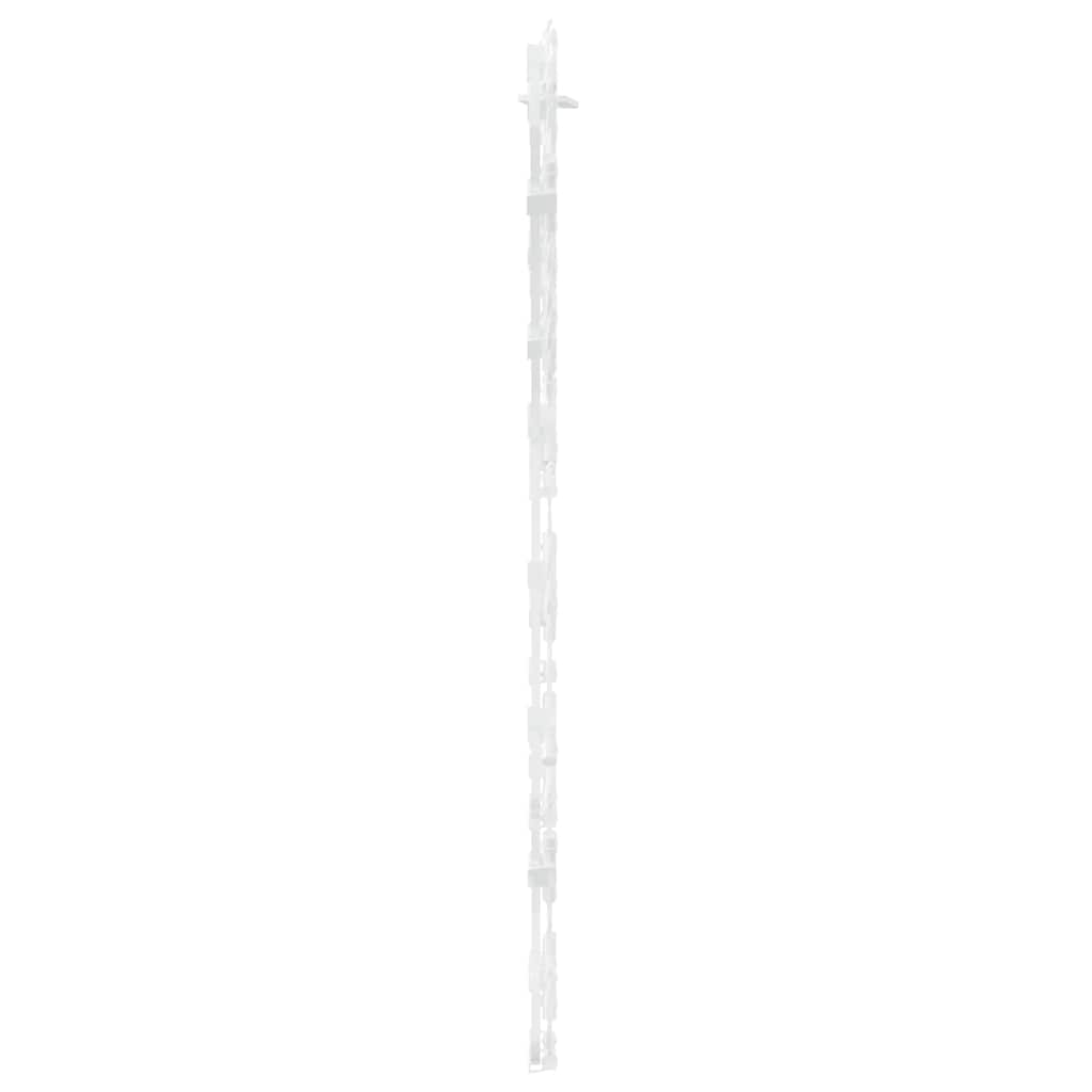 vidaXL Kerstverlichting silhouet van de kerstman2 st 35 LEDs warm wit
