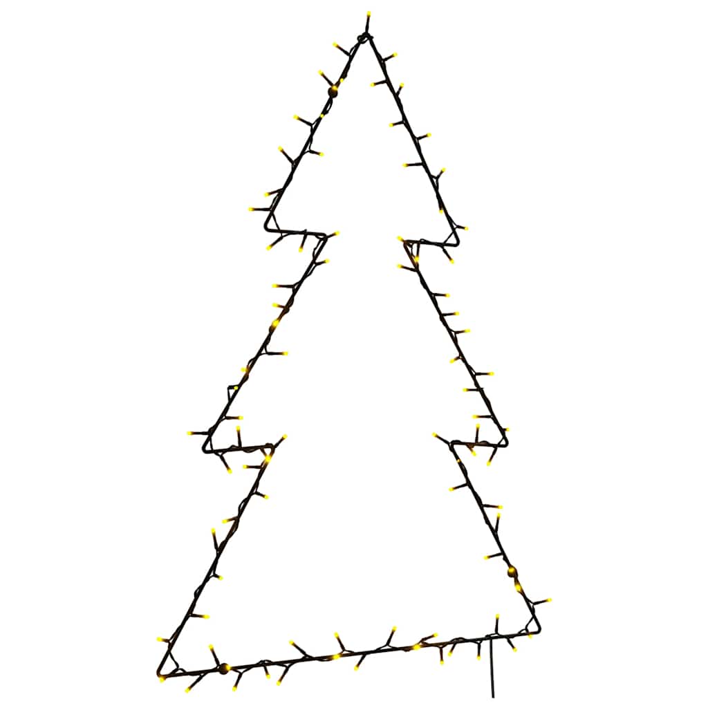 vidaXL Kerstverlichting kerstboom 3 st met grondpinnen 50 LED's 30 cm