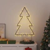 vidaXL Kerstverlichting kerstboom 3 st met grondpinnen 50 LED's 30 cm
