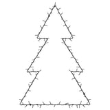 vidaXL Kerstverlichting kerstboom 3 st met grondpinnen 50 LED's 30 cm