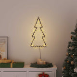 vidaXL Kerstverlichting kerstboom 3 st met grondpinnen 50 LED's 30 cm