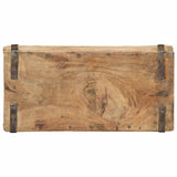 vidaXL Dienblad Bruin 30 x 15 x 9 cm Massief Gerecycleerd Hout