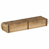 vidaXL Dienblad Bruin 30 x 15 x 9 cm Massief Gerecycleerd Hout