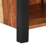 vidaXL Nachtkastje Bruin 40 x 35 x 50 cm Massief Acacia Hout