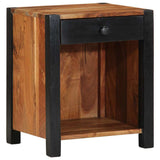 vidaXL Nachtkastje Bruin 40 x 35 x 50 cm Massief Acacia Hout
