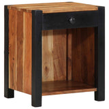 vidaXL Nachtkastje Bruin 40 x 35 x 50 cm Massief Acacia Hout