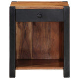 vidaXL Nachtkastje Bruin 40 x 35 x 50 cm Massief Acacia Hout