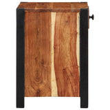 vidaXL Nachtkastje Bruin 40 x 35 x 50 cm Massief Acacia Hout