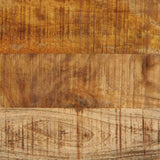 vidaXL Nachtkastje Bruin en Zwart 50 x 30 x 45 cm Massief Mango Hout