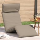 vidaXL Ligstoel inklapbaar 175x54x8,5 cm Oxford stof antracietkleurig