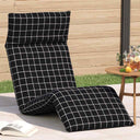 vidaXL Ligstoel inklapbaar 175x54x8,5 cm Oxford stof antracietkleurig
