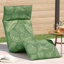vidaXL Ligstoel inklapbaar 175x54x8,5 cm Oxford stof antracietkleurig
