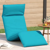 vidaXL Ligstoel inklapbaar 175x54x8,5 cm Oxford stof antracietkleurig