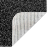 vidaXL Vloerkleed shaggy anti-slip 80x150 cm donkergrijs
