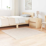 vidaXL Vloerkleed shaggy anti-slip 80x150 cm donkergrijs