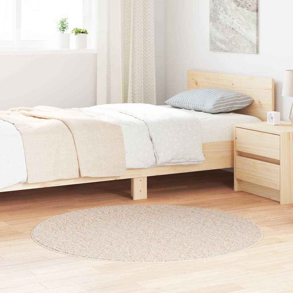 vidaXL Vloerkleed shaggy anti-slip 80x150 cm donkergrijs